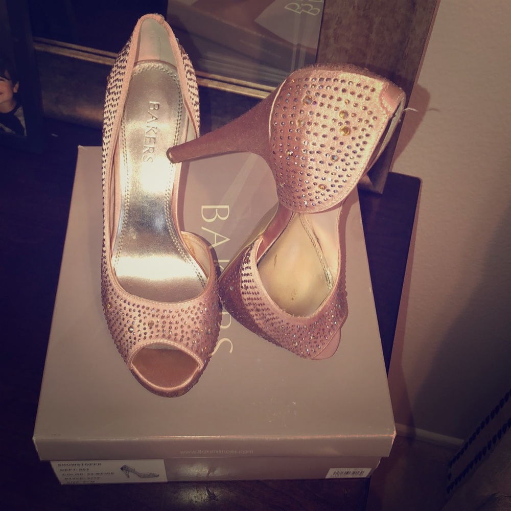 Bakers show stopper plush pink/rose stiletto